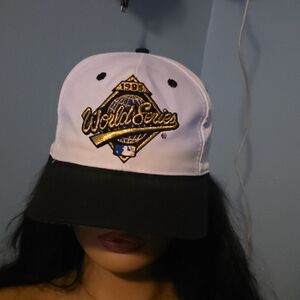 World Series 1995 Black and White Cap